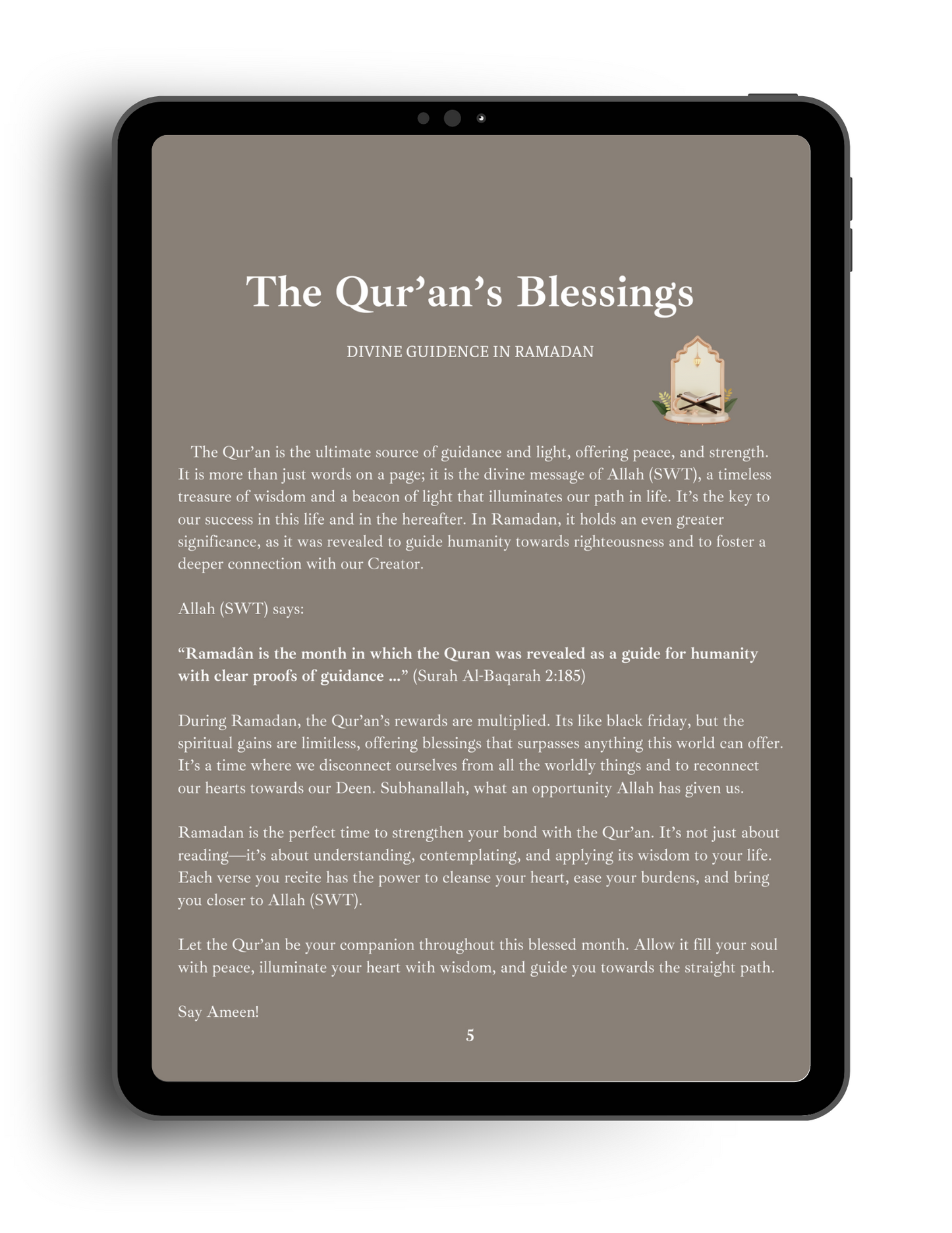 2025 Ramadan Planner ~ Sacred Reflections (Digital)