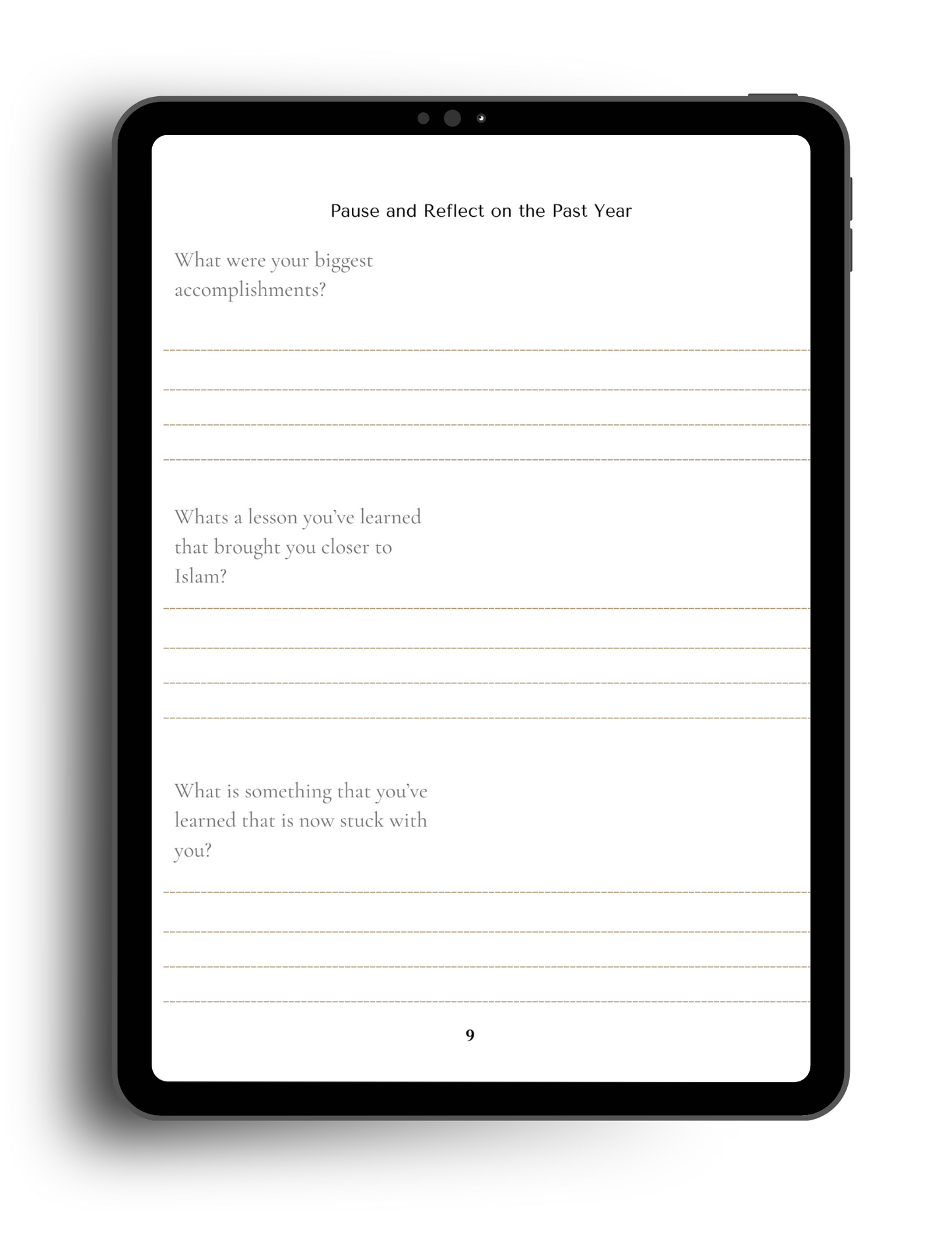 2025 Ramadan Planner ~ Sacred Reflections (Digital)